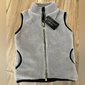 Little Bipsy Gray Vest with Black Lining 2-3T